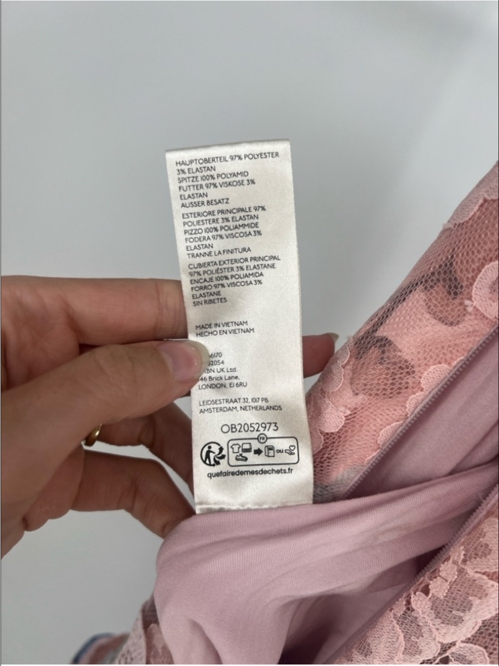 BHLDN Elora Pink Romantic Floral Lace Formal Bohemian Ruffle Maxi Dress Gown 10 - Picture 10 of 10